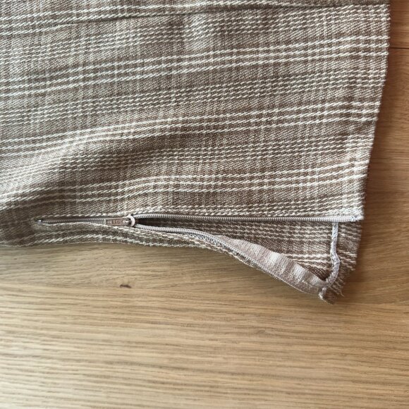 Cutest vintage tan/brown check tank top - Picture 4 of 6